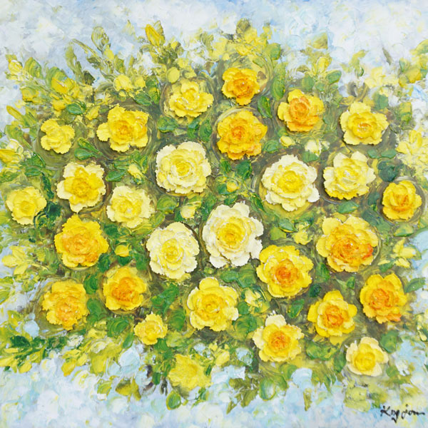 Yellow Roses Painting-DSW1-0159
