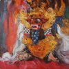 Barong Dance Painting-DSW4-0801