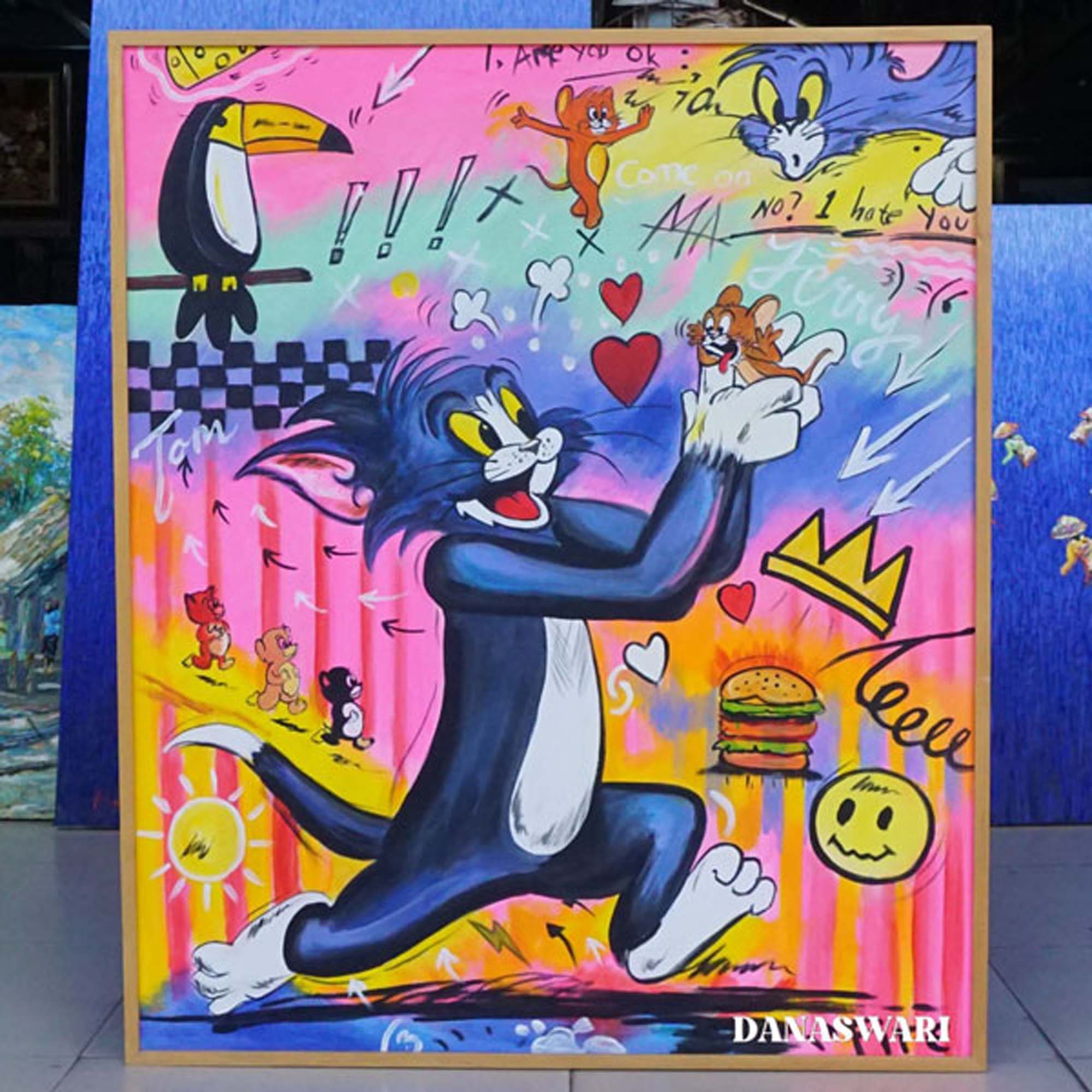 Tom and Jerry Cartoon Painting-DSW10-0181