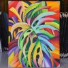 Swiss Cheese Plant Painting-DSW16-0015