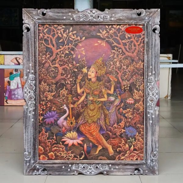 Dewi Saraswati Painting-DSW4-1377