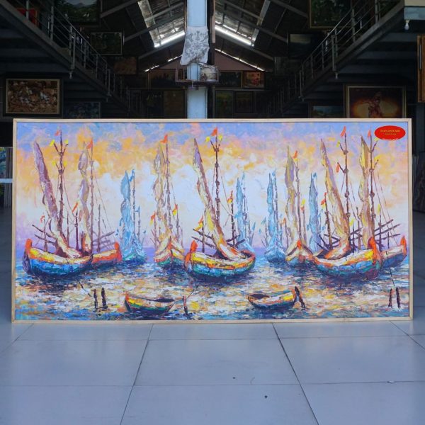 Harbor at Dusk Painting-DSW11-02110