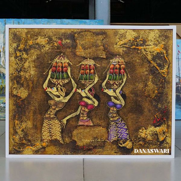 Balinese painting refers to the traditional and contemporary art forms that originate from the island of Bali in Indonesia. These paintings are known for their intricate detailing, vibrant colors, and strong connection to Balinese culture, religion, and daily life. Balinese art is deeply influenced by Hinduism, which is the dominant religion in Bali, as well as by local traditions and mythology.