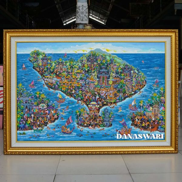 Harmony of Bali Painting refers to a distinctive style of art that captures the cultural essence, spiritual depth, and natural beauty of Bali, Indonesia. It embodies a unique blend of traditional Balinese art with contemporary interpretations, often using vibrant colors and intricate designs that reflect the harmony between nature, humans, and the divine. Harmony Of Bali Painting-DSW4-1321