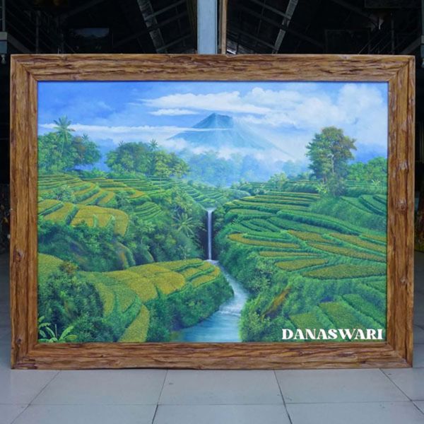 The Beauty Of Dawn At The Mountain's Fooat Painting-DSW-0217