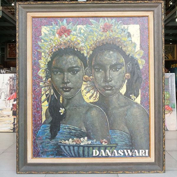 Two Sides Of Balinese Beauty Painting-DSW8-2310