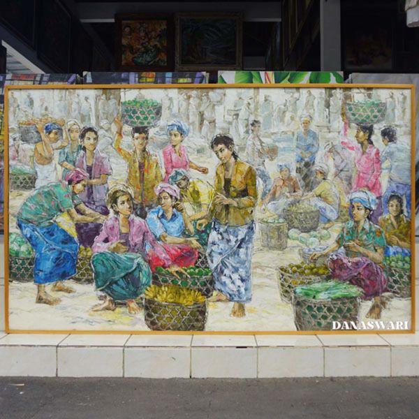 Traditional Market Painting-DSW11-1207