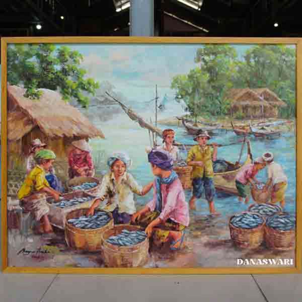 Fish Market Painting-DSW11-1194