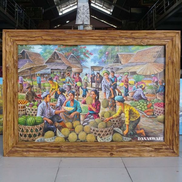 Fruit Market Painting-DSW11-1215