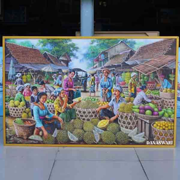 Fruit Market Painting-DSW11-1219