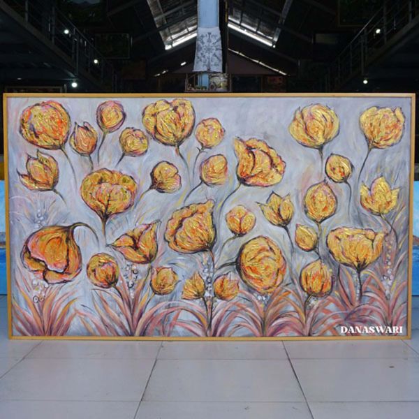 Golden Flower Painting-DSW9-2293