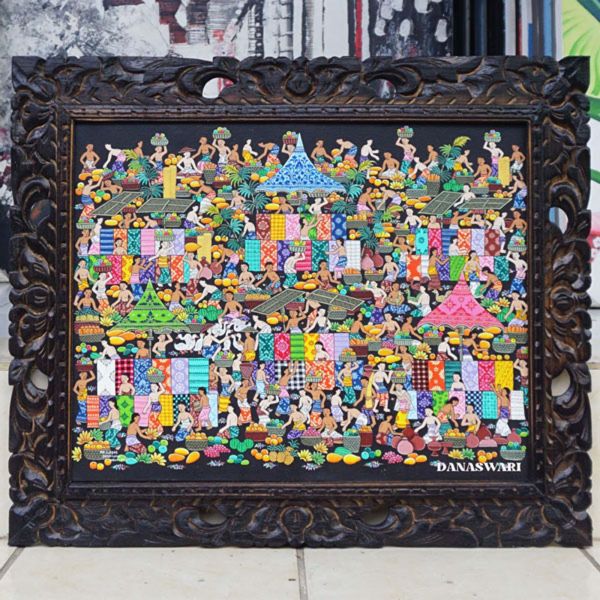 Brimming with youthful creativity and fresh perspectives, this painting by a young artist captures the vibrant energy and imaginative spirit that defines their work. The bold use of color and innovative techniques reflect a unique vision, unencumbered by traditional boundaries. Each element of the composition tells a part of the story, blending emotion and creativity in a way that is both compelling and inspiring. This piece serves as a testament to the boundless potential of emerging talent, inviting viewers to see the world through the eyes of a new generation of artists. Youngartis Painting-DSW4-1284