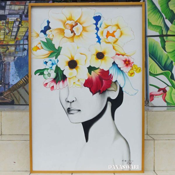 Beautiful Girl Painting-DSW8-2291
