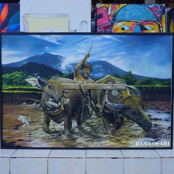 Cow Racing Painting-DSW11-1236