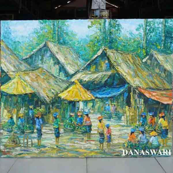 Traditional Market Painting-DSW11-1240
