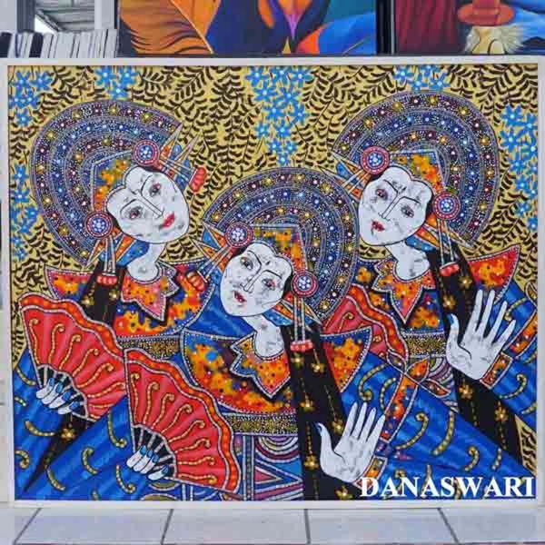 a genre of art characterized by a childlike simplicity in its approach and technique. Artists who create naïve art often use bright colors, straightforward lines, and a lack of sophisticated perspective, creating scenes that appear innocent, imaginative, and direct. This style is usually free from formal training, and its charm lies in its authenticity and sense of spontaneity. Despite its simplicity, naïve art can convey deep emotional or cultural messages, often depicting everyday life, folklore, or nature in a whimsical and heartfelt way. Naif Painting-DSW4-1301