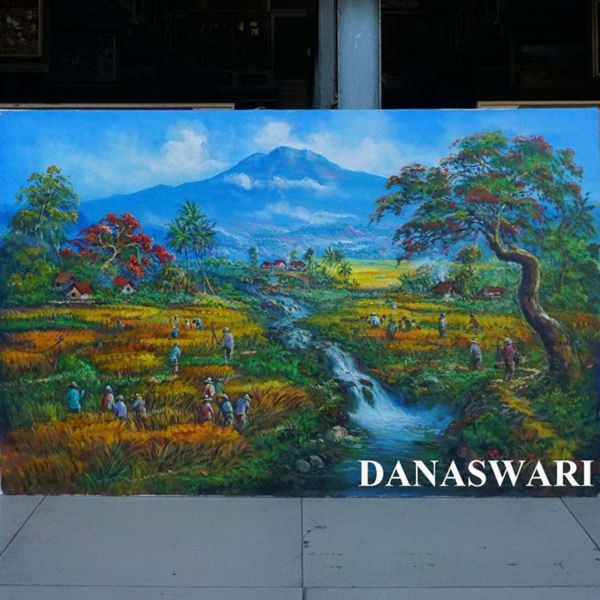 Beautiful Ricefields Painting-DSW11-1250