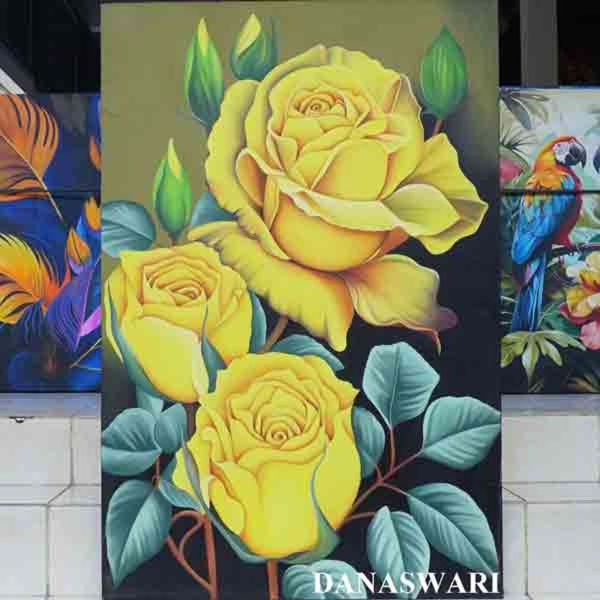 Yellow Rose Painting-DSW9-2246