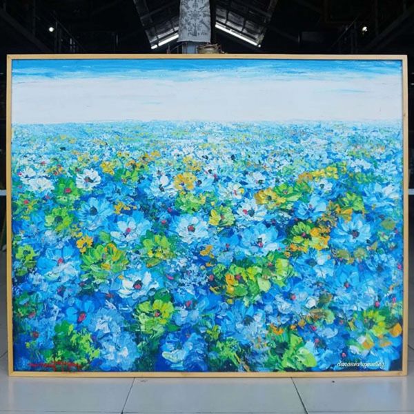 Flower Garden painting-DSW9-2230