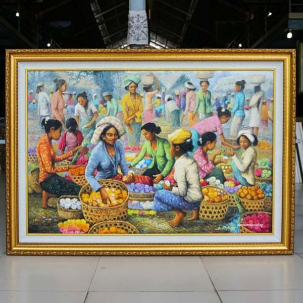 Buying and Selling Activities In Market Painting-DSW11-1120