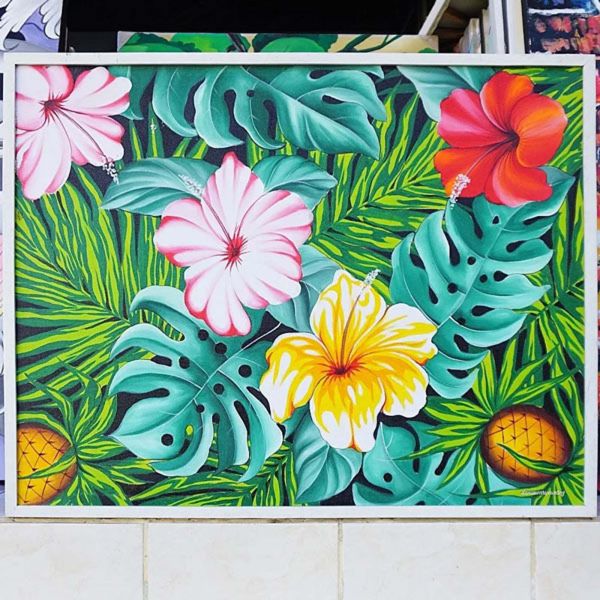 Flower and Leaf Painting- DSW9-2246