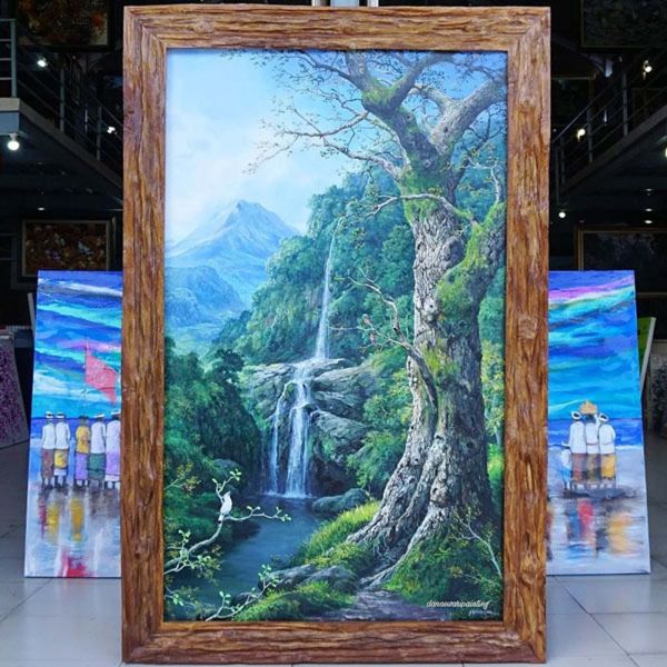 Waterfall View Painting-DSW11-1135