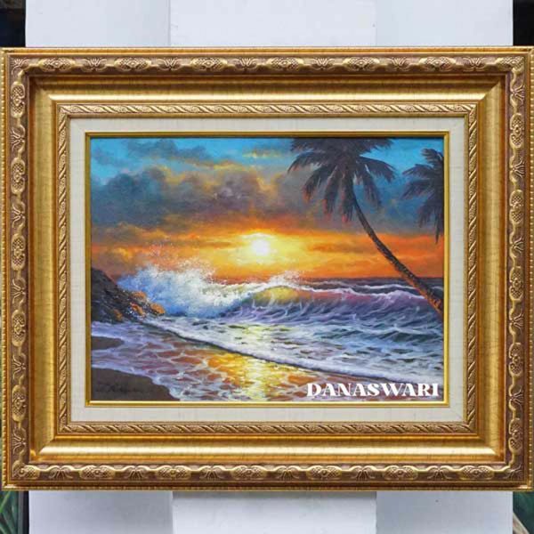 Twilight by The Sea Painting-DSW11-0235