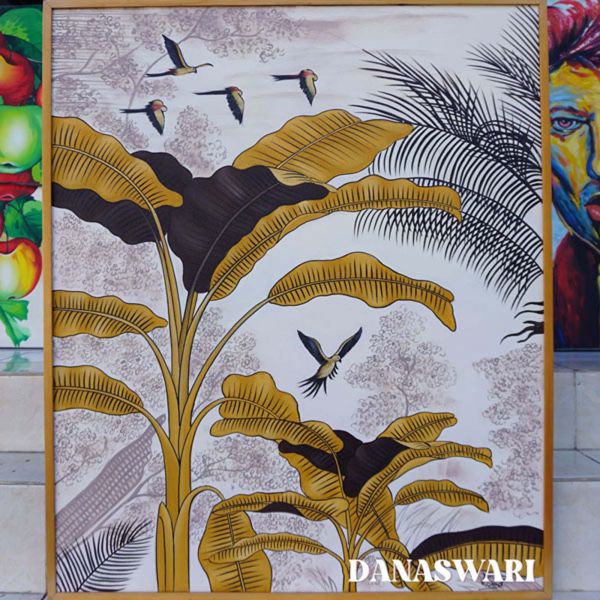 Golden Banana Tree Painting-DSW9-2254