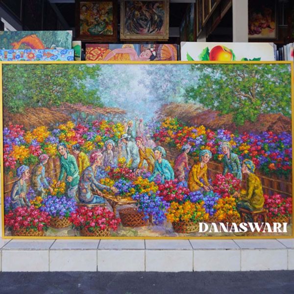 Bustling Flower Market-DSW9-2270
