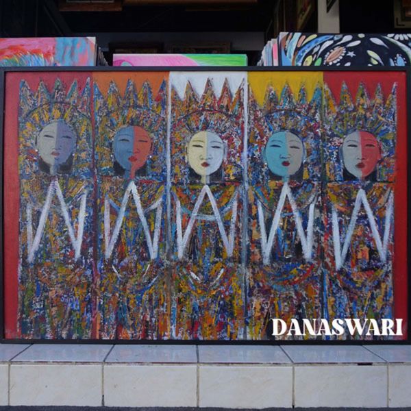 Introducing our stunning Balinese Girl Painting, a captivating piece that showcases the enchanting beauty of Balinese culture. This exquisite artwork captures the serenity and grace of a Balinese girl, adorned in vibrant traditional attire, with intricate details that evoke a sense of wonder. Expertly hand-painted by skilled artisans, this painting reflects the rich artistic heritage of Bali, immersing your space in a touch of exotic charm. Whether displayed alone or as part of a curated gallery wall, this Balinese Girl Painting is sure to create a mesmerizing focal point in any room. Bring a piece of Balinese culture into your home and let this artwork transport you to the serene landscapes of Bali. Balinese Girl Painting-DSW4-1233