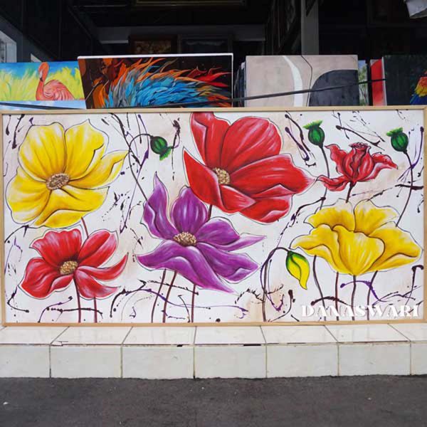 Poppy Flower Painting-DSW9-2455