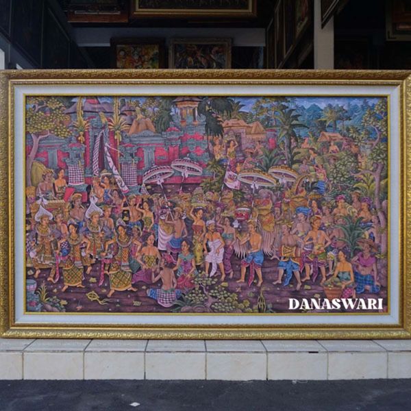 Timeless Village Beauty Painting-DSW11-1176