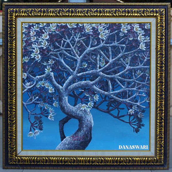 Frangipani Flower Painting-DSW9-2278