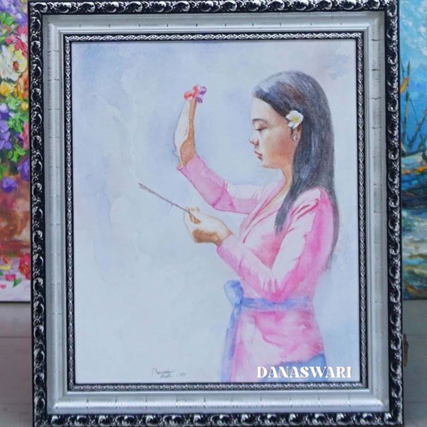 Balinese Girl Painting-DSW8-2281