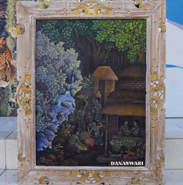 Immerse yourself in the vibrant culture of Bali with this captivating Balinese Activity Painting. Each stroke tells a story as you create your own masterpiece inspired by the rich artistic traditions of Bali. Let your creativity flow as you engage in this interactive and therapeutic painting experience. Perfect for art enthusiasts of all levels, this Balinese Activity Painting kit includes everything you need to unleash your inner artist and bring a touch of Bali into your home. Channel the beauty and serenity of the Balinese landscape as you embark on this artistic journey. Balinese Activity Painting-DSW4-1268