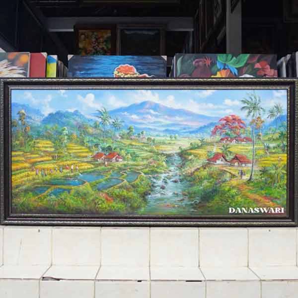 Beautiful Rice Fields Painting-DSW11-0253