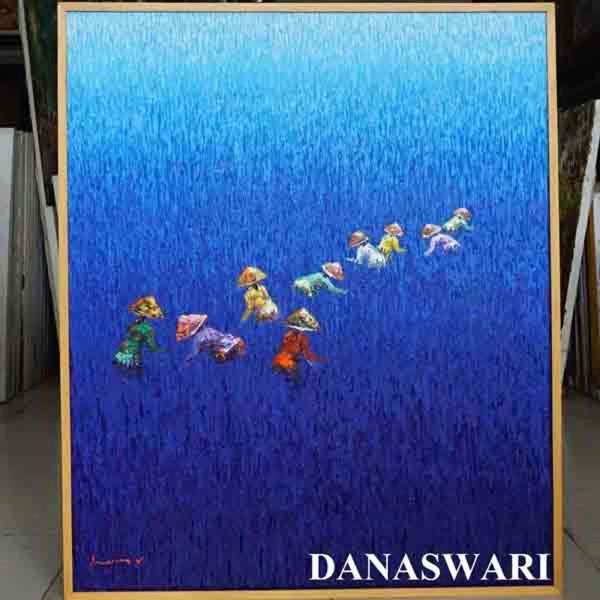 Blue Harvest Painting-DSW18-0184