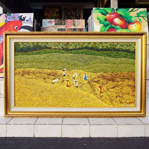 Harvest Wheat Painting-DSW18-0127