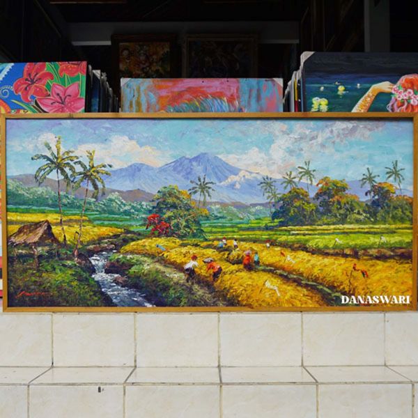 Beautiful Ricefields Painting-DSW18-0139